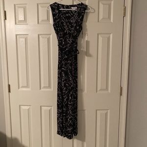 CK black/print jumpsuit